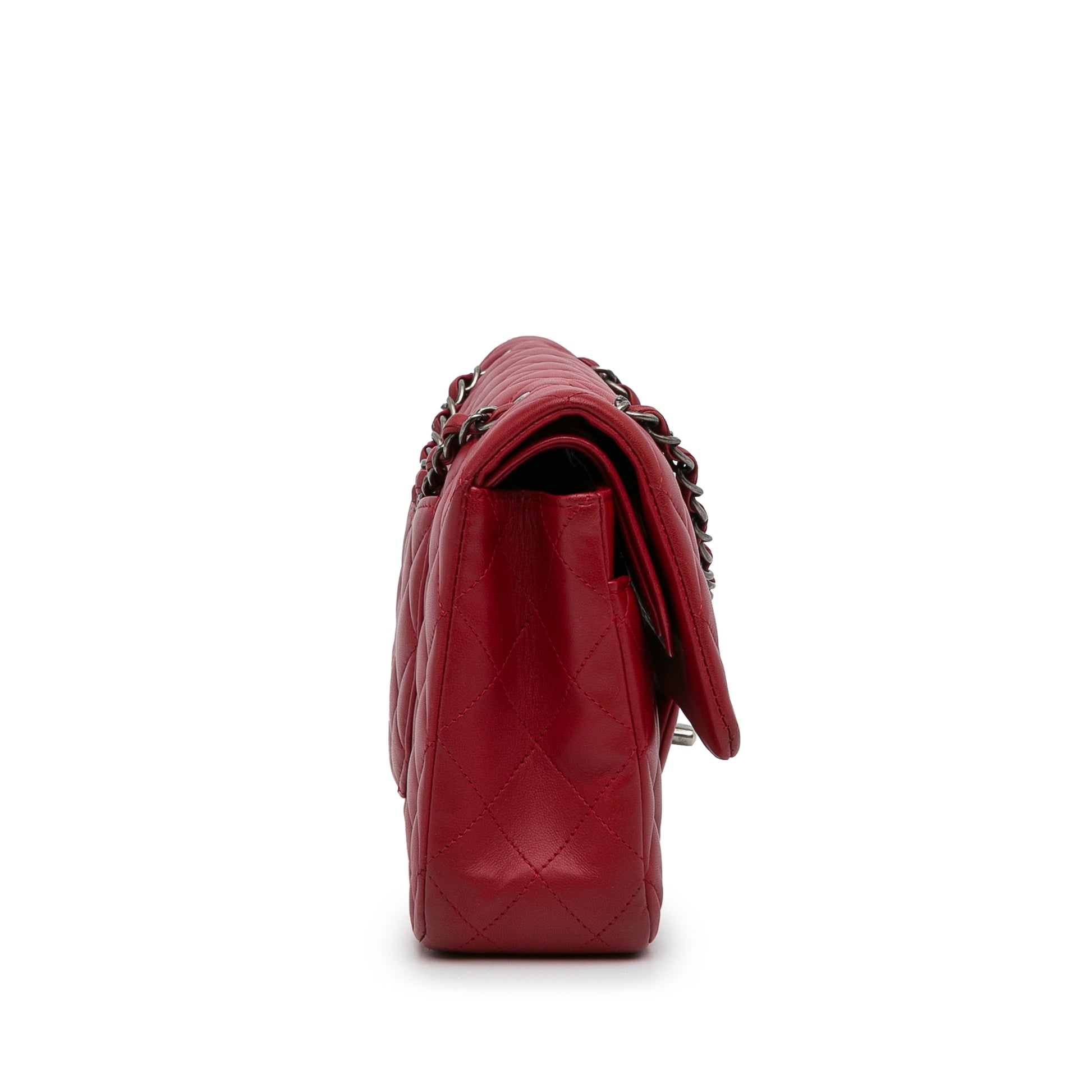 Medium Classic Lambskin Double Flap Image# 4