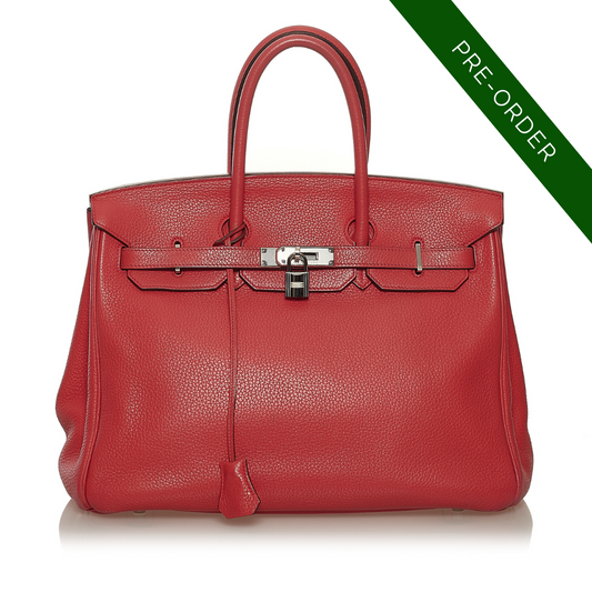 Hermes Rouge Vif Clemence Birkin 35 (Pre-Order Only)