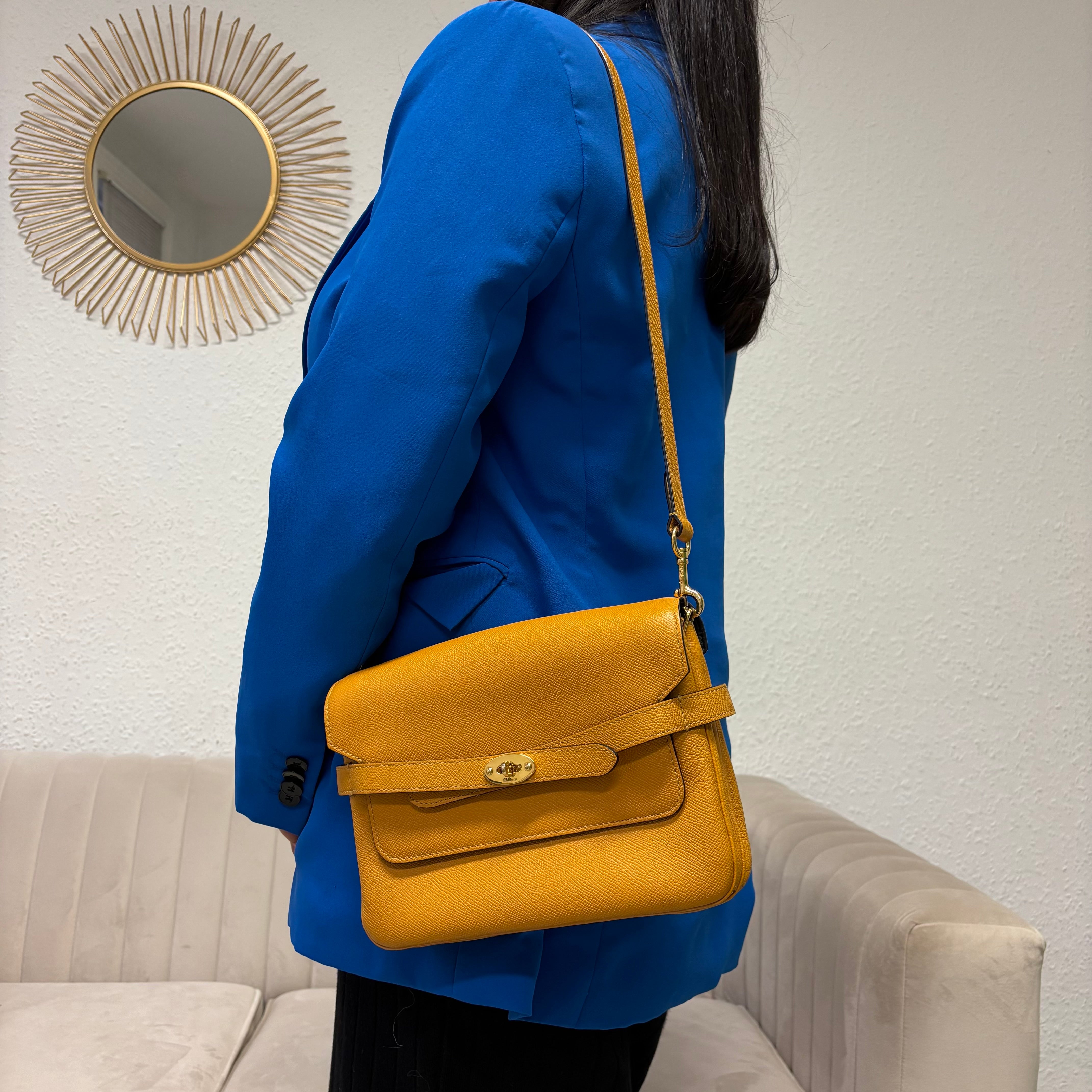 Mulberry bayswater belted satchel best sale