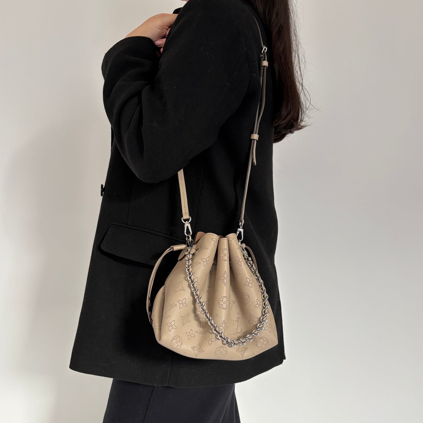 Louis Vuitton Galet Mahina Bella Bucket Bag (NFID)