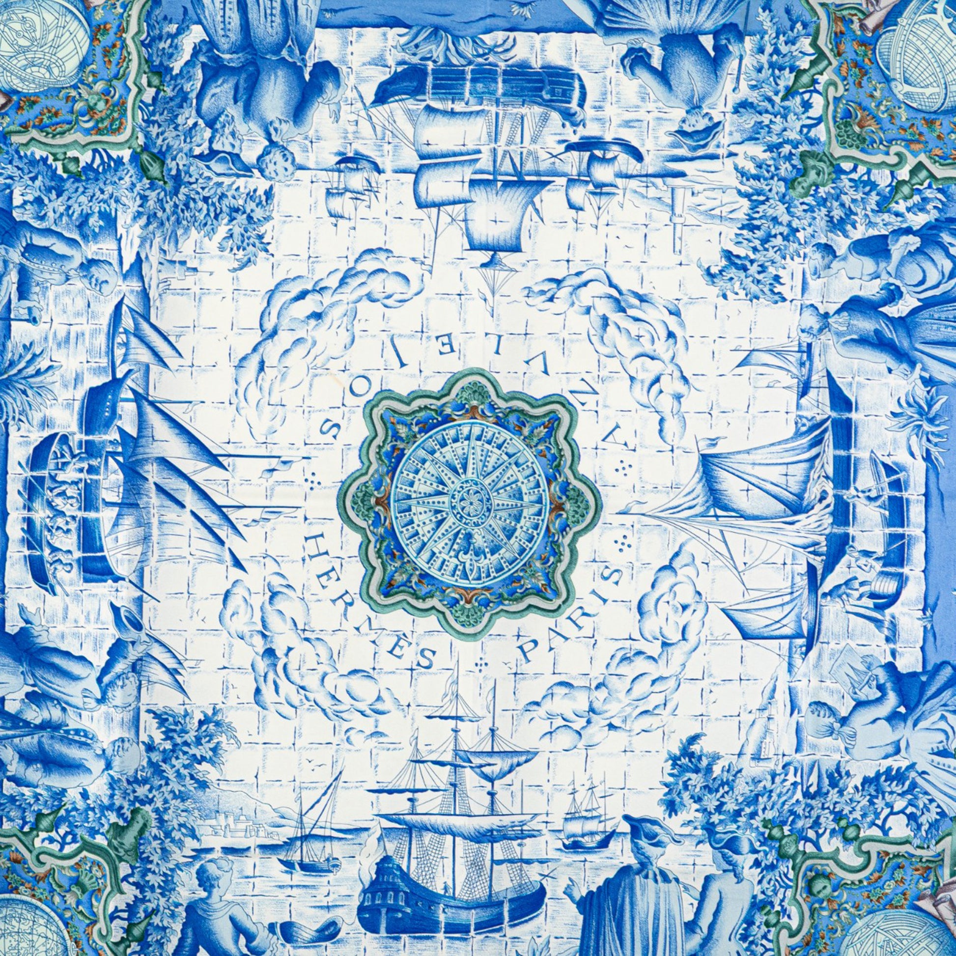 Azulejos Silk Scarf Image# 2