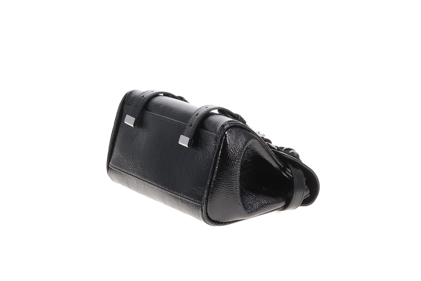 Mulberry Alexa Mini Black Spongy Patent Leather New Model
