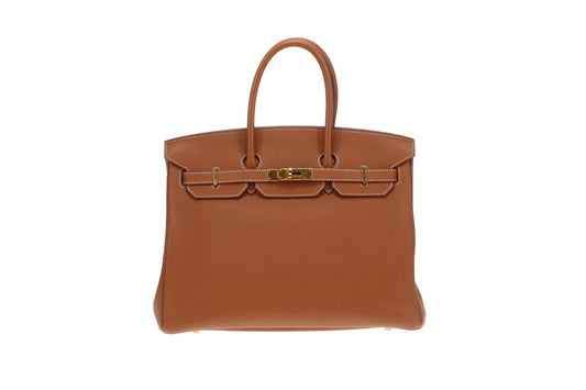 Hermes Birkin 35 Gold Togo Leather 2016