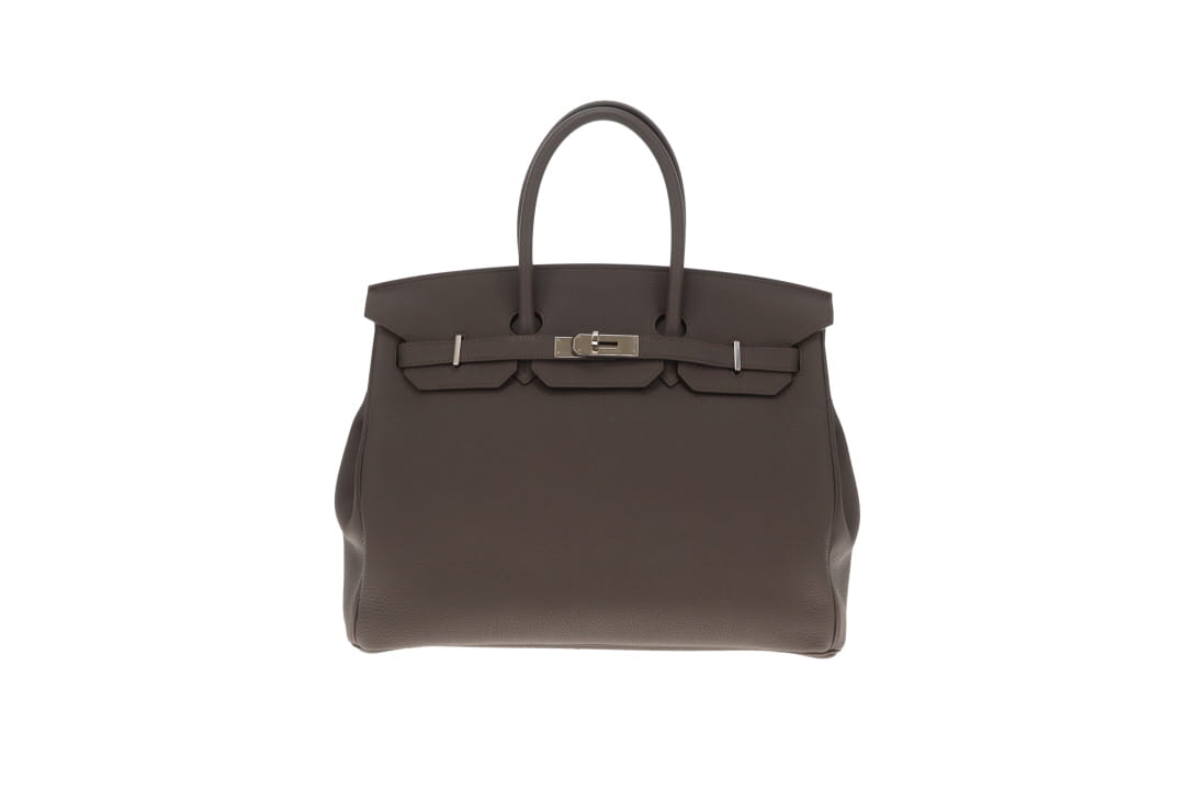 Hermes Birkin 35cm Etain Togo Leather 2017