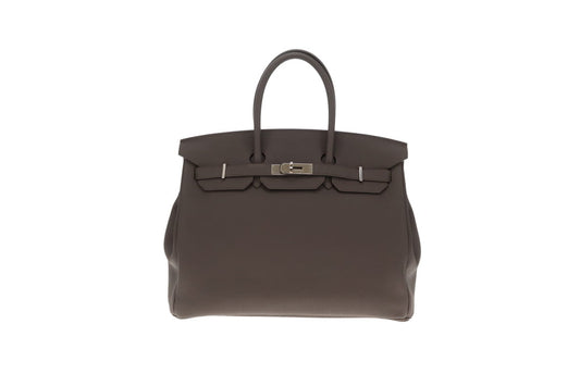 Hermes Birkin 35cm Etain Togo Leather 2017