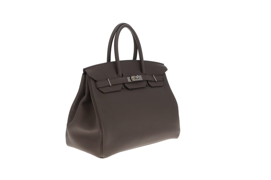 Hermes Birkin 35cm Etain Togo Leather 2017
