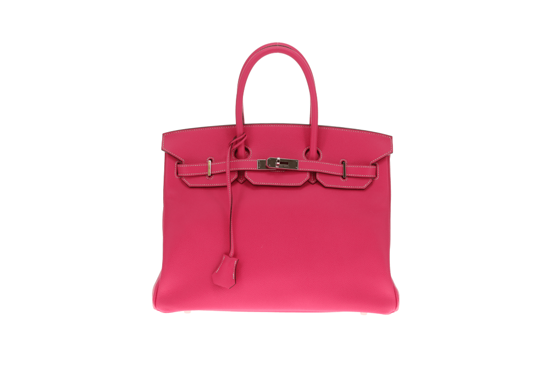 Hermes Birkin 35cm Rose Tyrien & Rubis Epsom 2011 With Palladium Hardware