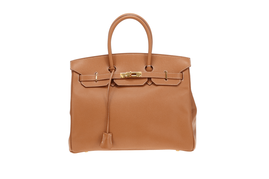 Hermes Birkin 35 Retourne Gold Courchevel GHW 2003