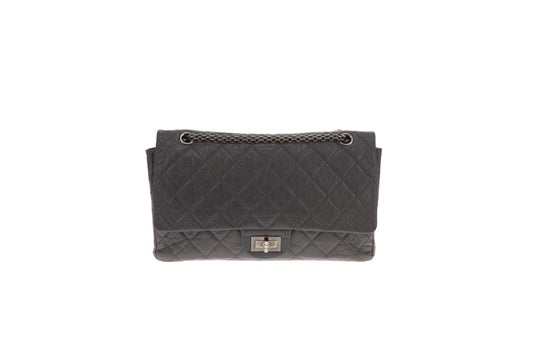 Chanel 2.55 227 Reissue Grey Crinkled Calfskin '10