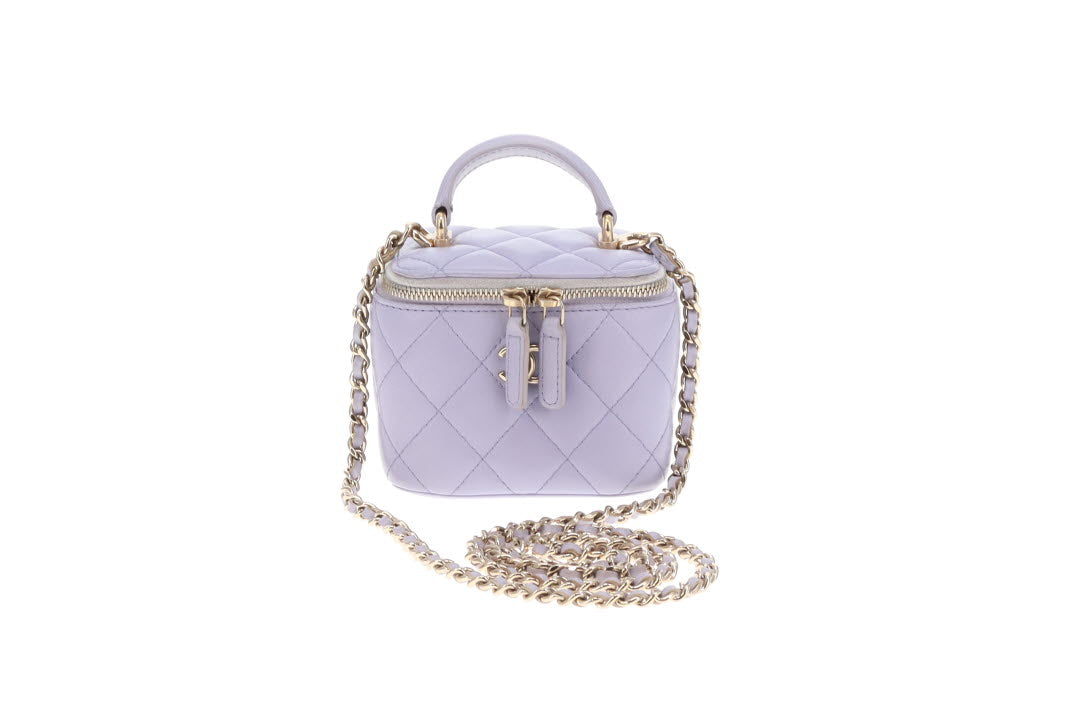 Chanel Top Handle Mini Vanity Lilac 2021