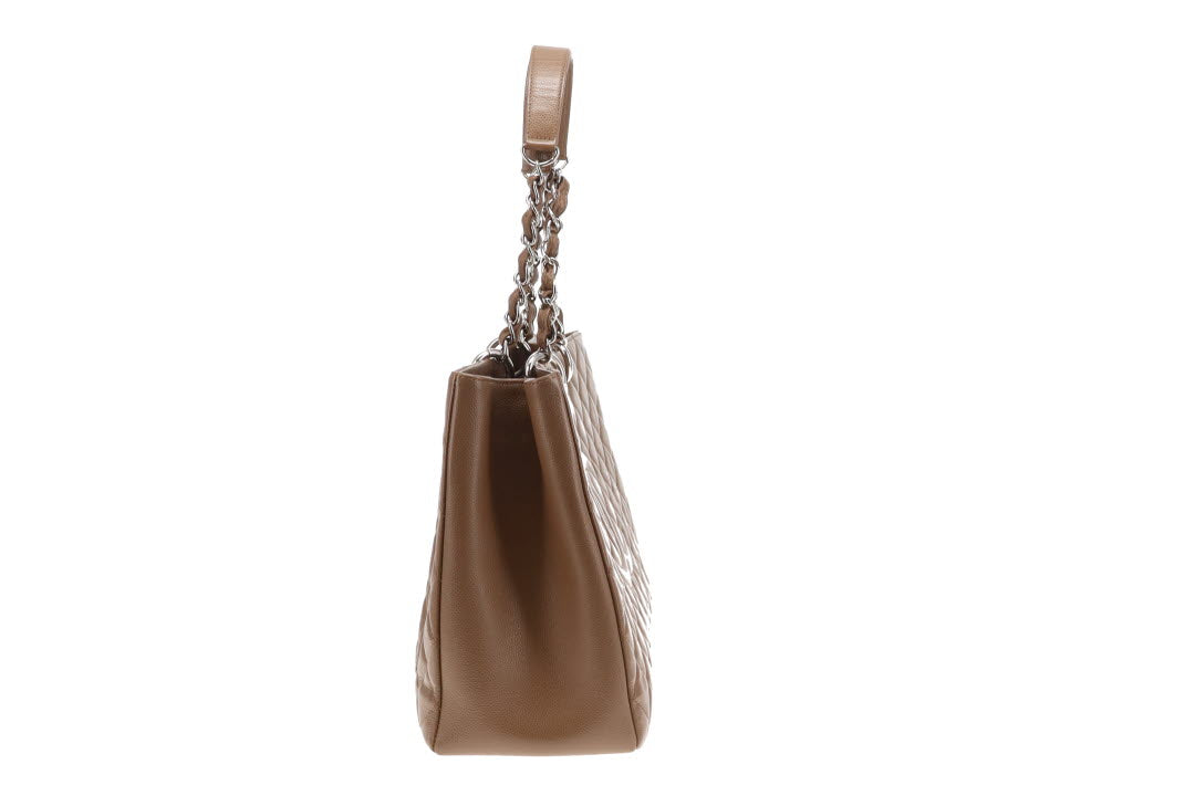 Chanel XL GST Tote Taupe Brown Caviar SH 2012