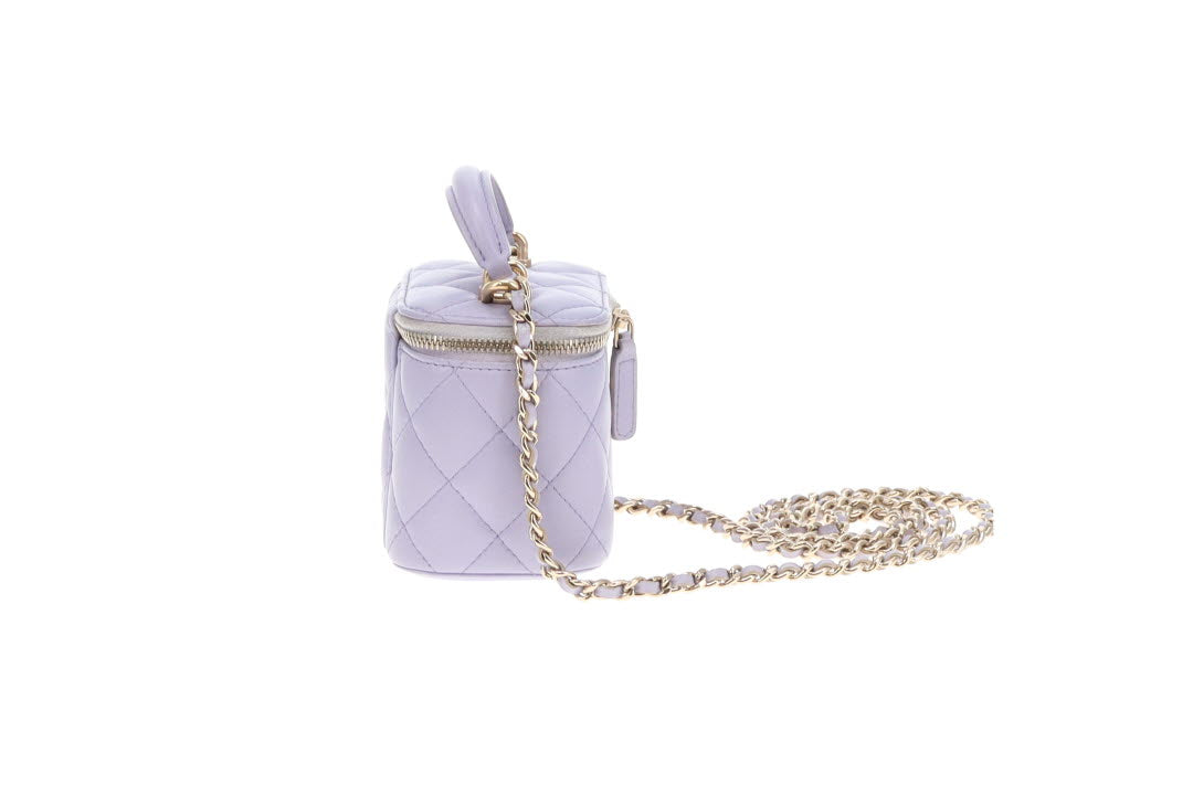 Chanel Top Handle Mini Vanity Lilac 2021