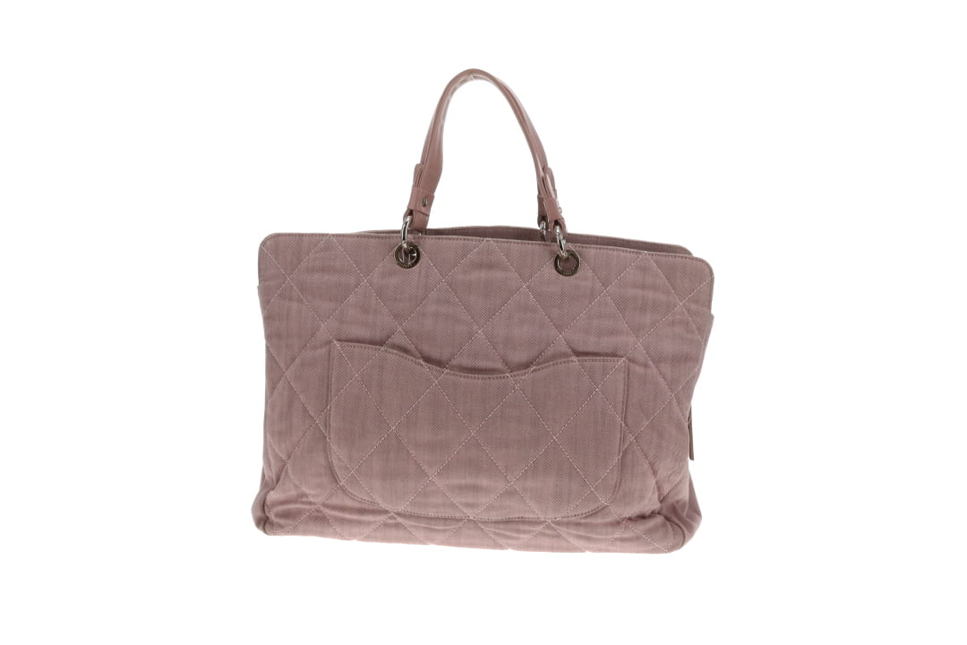 Chanel Tote Large Quilted Denim Pink 2008/09