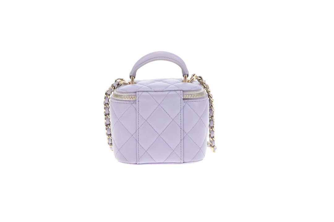 Chanel Top Handle Mini Vanity Lilac 2021