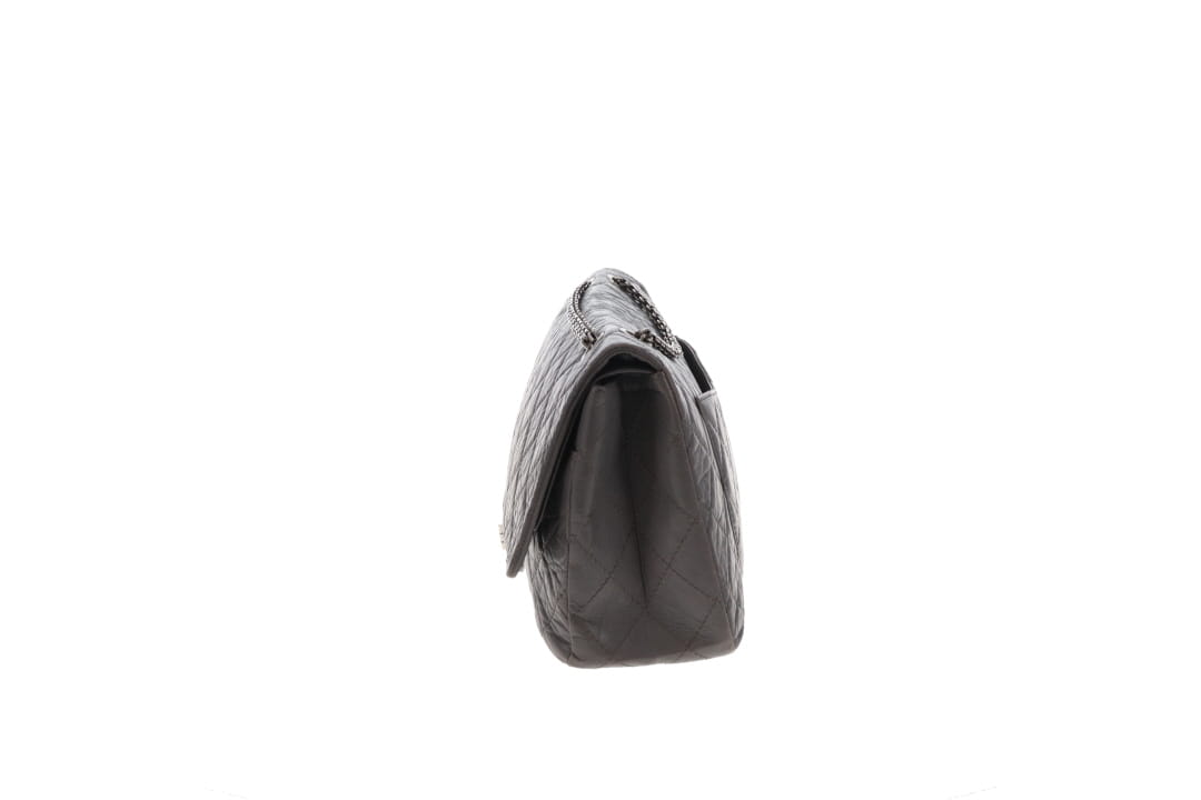 Chanel 2.55 227 Reissue Grey Crinkled Calfskin '10