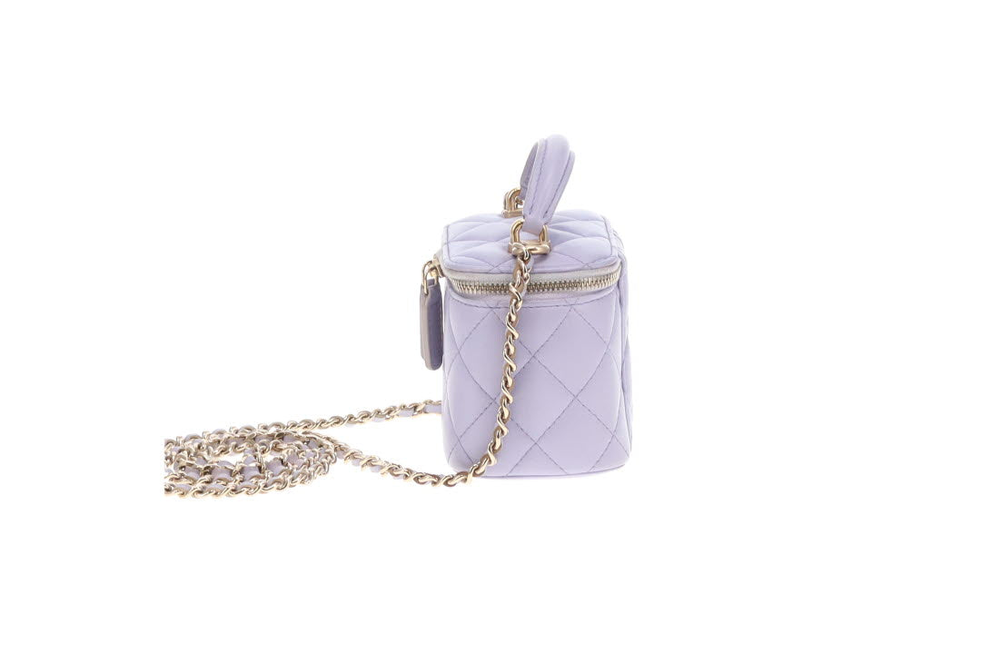 Chanel Top Handle Mini Vanity Lilac 2021