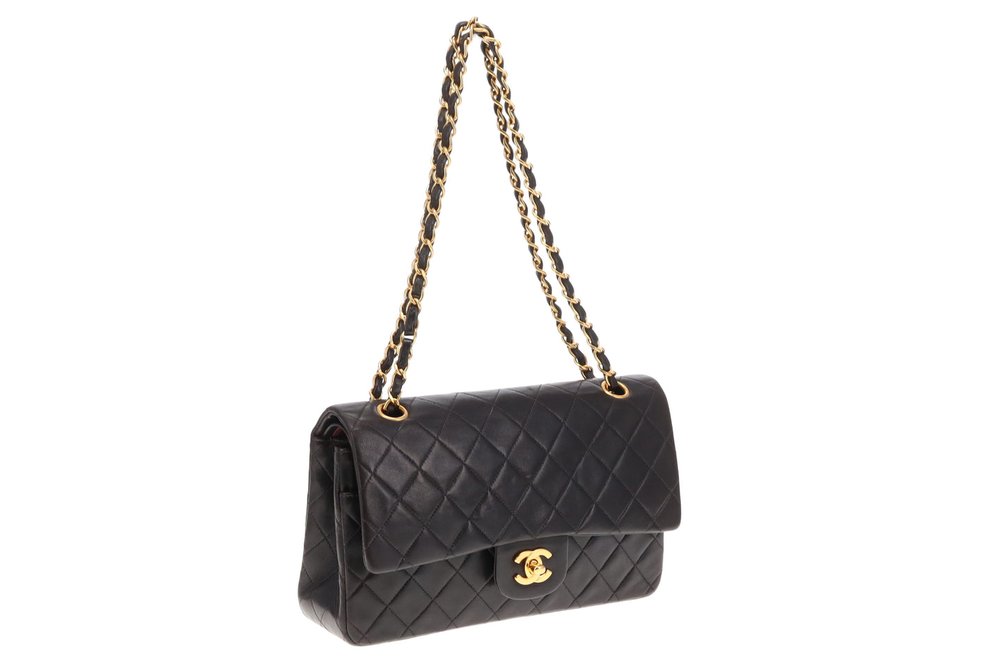 Chanel Classic Double Flap Black Lambskin 1996/97