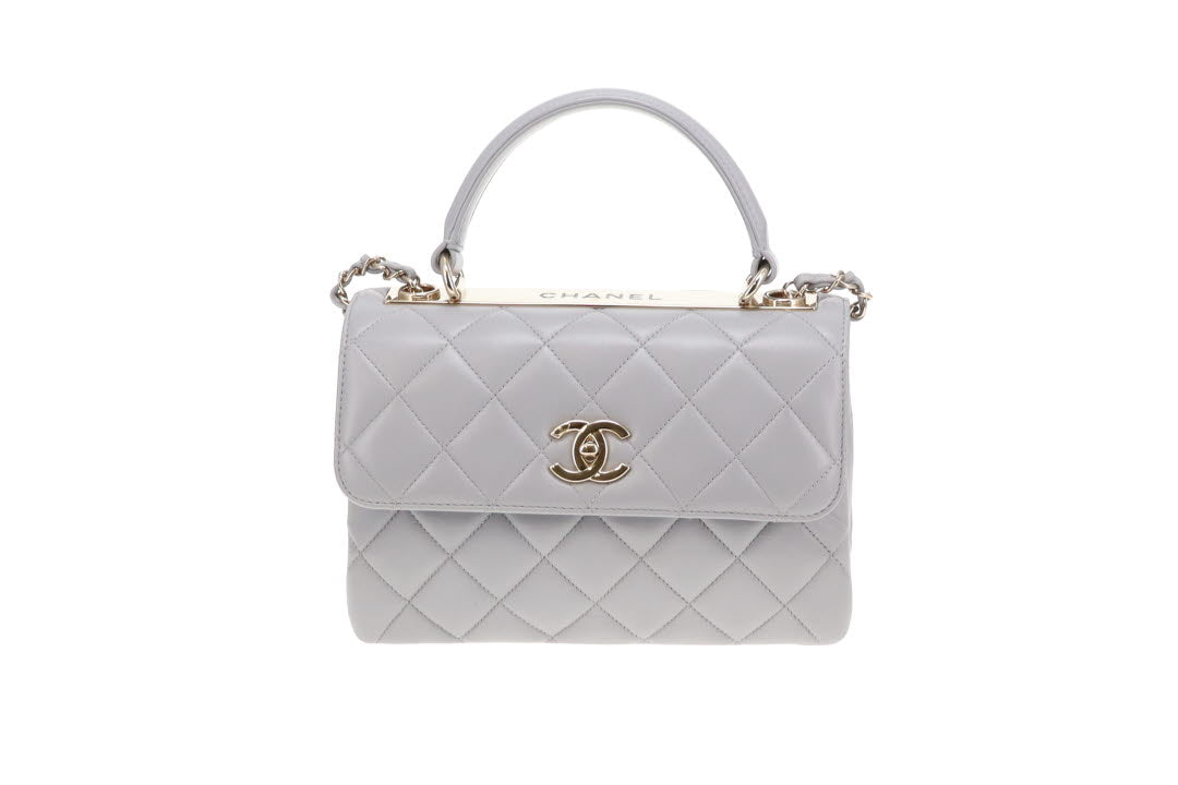 Chanel Trendy CC Small Grey Lambskin 2019