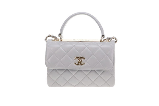 Chanel Trendy CC Small Grey Lambskin 2019