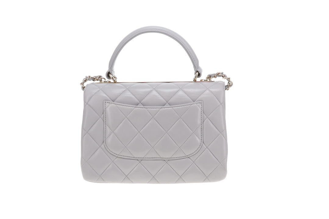 Chanel Trendy CC Small Grey Lambskin 2019