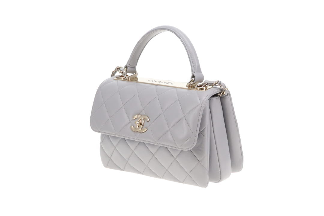 Chanel Trendy CC Small Grey Lambskin 2019