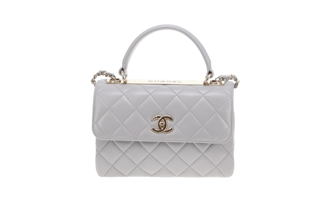 Chanel Trendy CC Small Grey Lambskin 2019