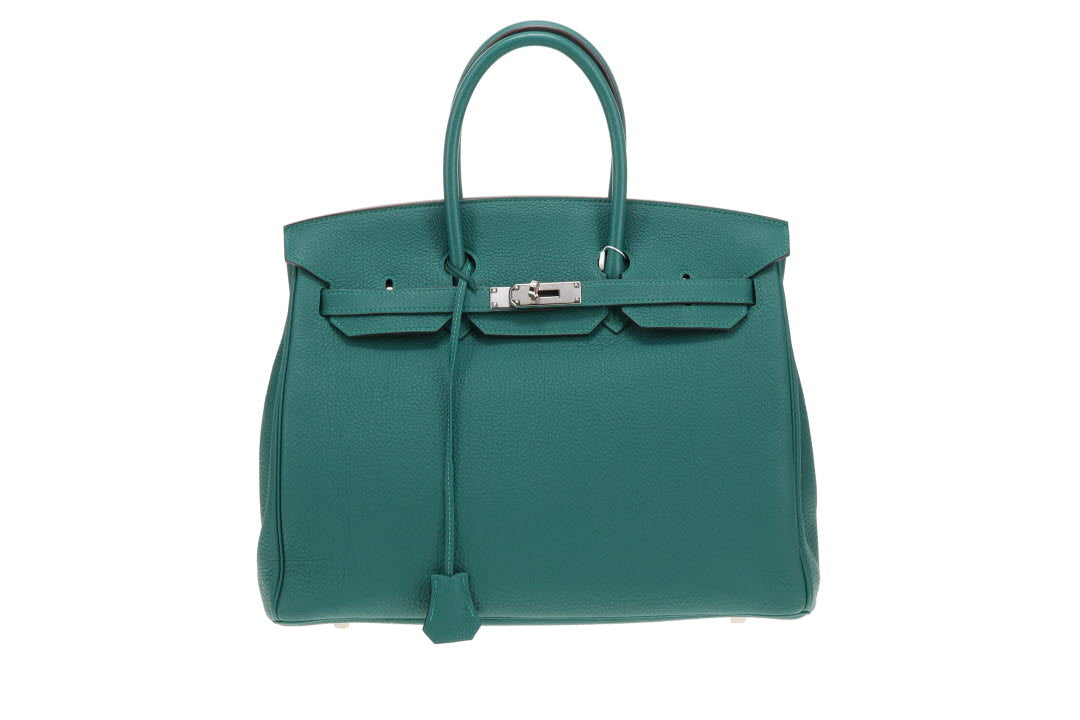 Hermes Birkin 35 Retourne Malachite Togo PHW 2013