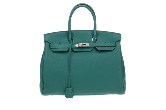 Hermes Birkin 35 Retourne Malachite Togo PHW 2013