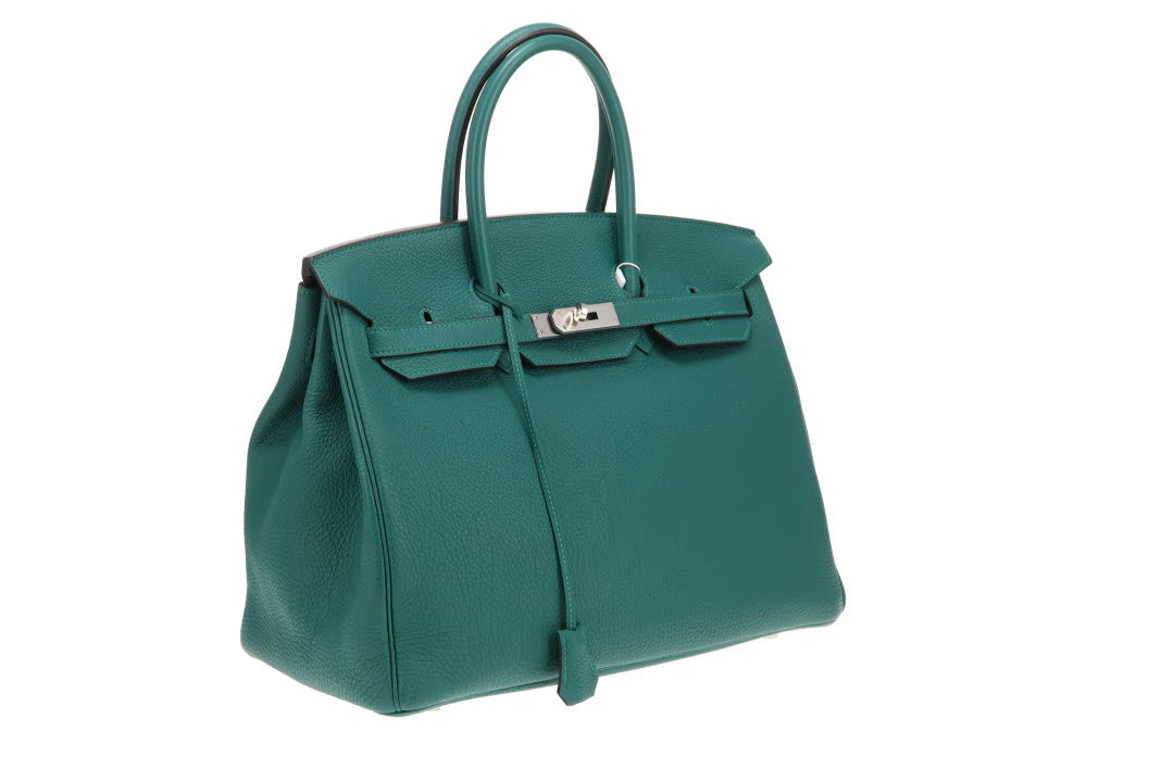 Hermes Birkin 35 Retourne Malachite Togo PHW 2013