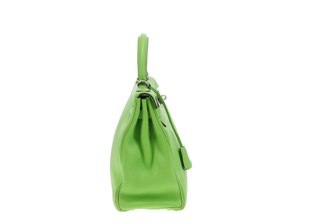 Hermes Kelly 32 Vert Cru Clemence PHW 2003
