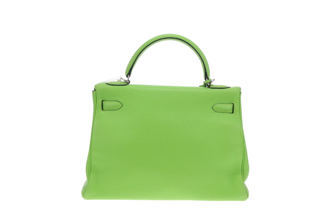 Hermes Kelly 32 Vert Cru Clemence PHW 2003