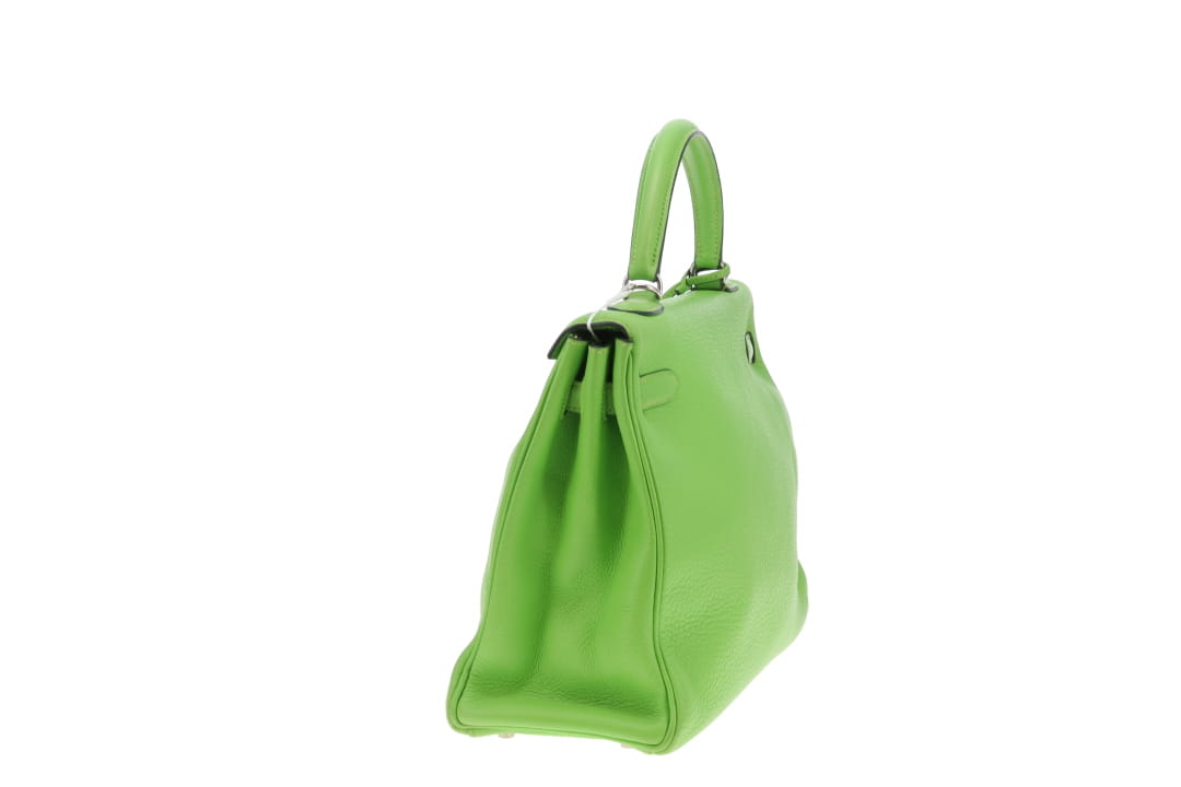 Hermes Kelly 32 Vert Cru Clemence PHW 2003