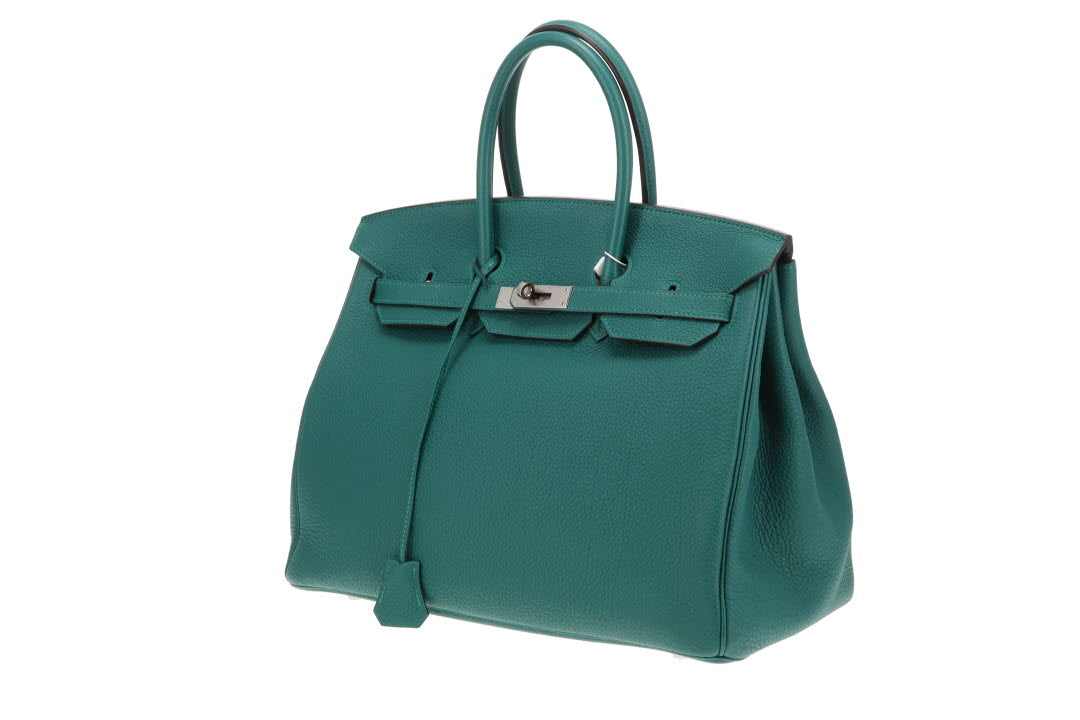 Hermes Birkin 35 Retourne Malachite Togo PHW 2013