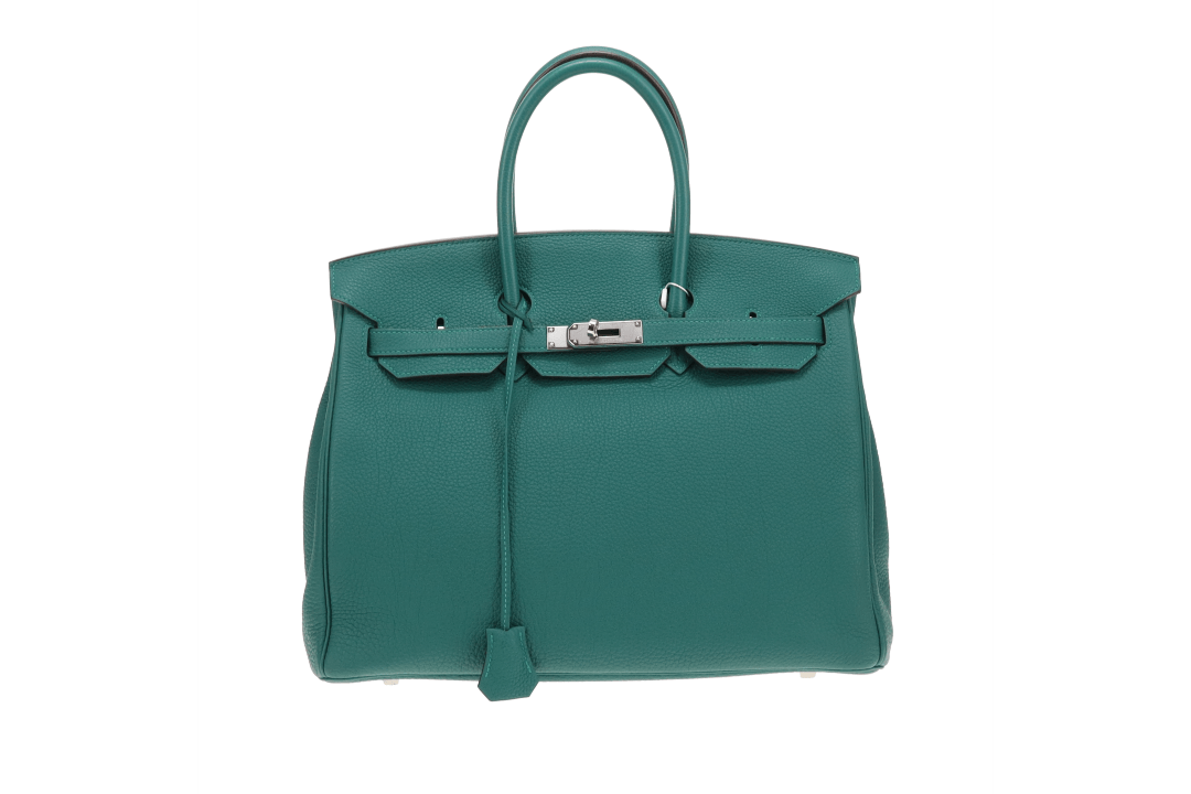 Hermes Birkin 35 Retourne Malachite Togo PHW 2013