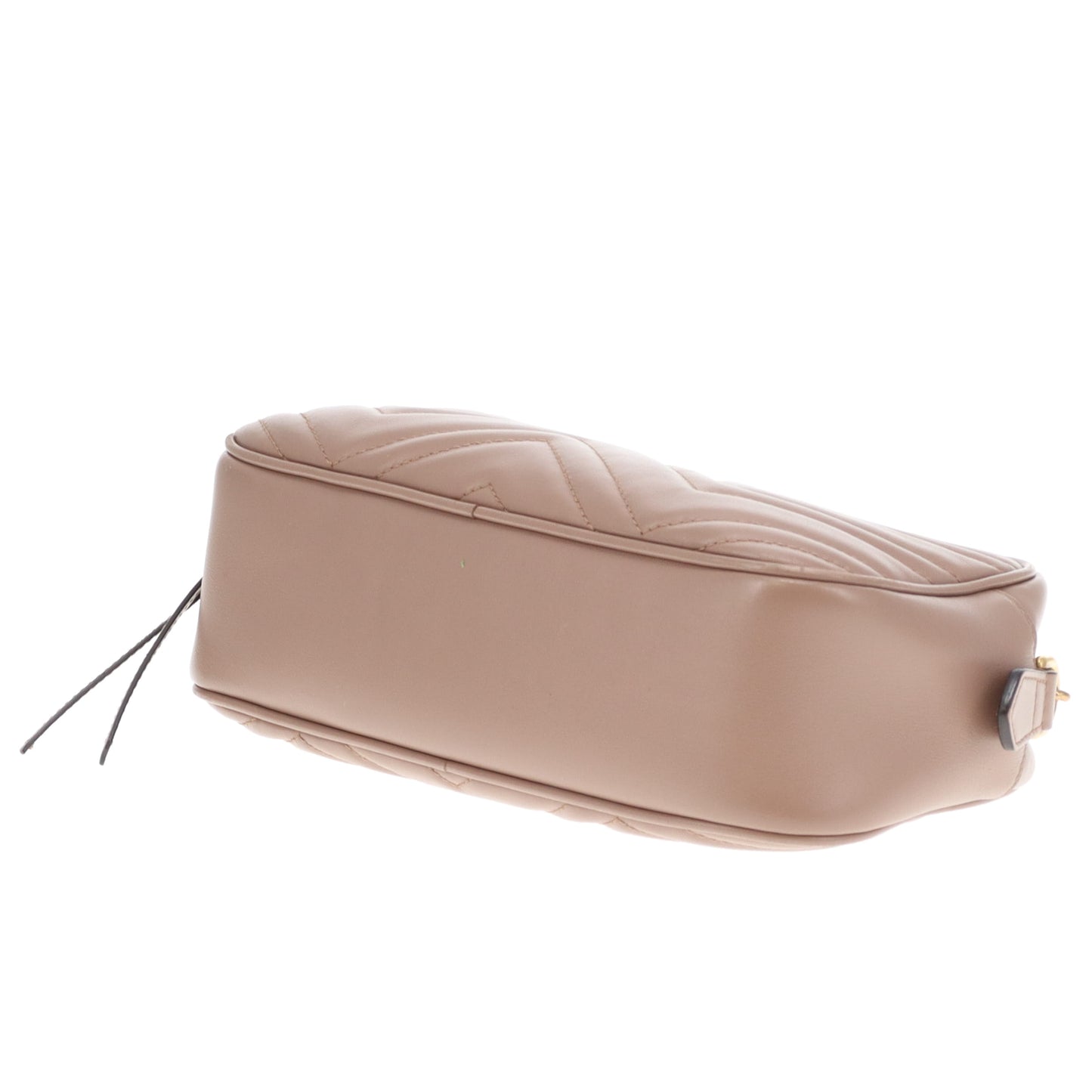 Gucci Marmont Small Camera Bag Dusty Pink Chevron GHW