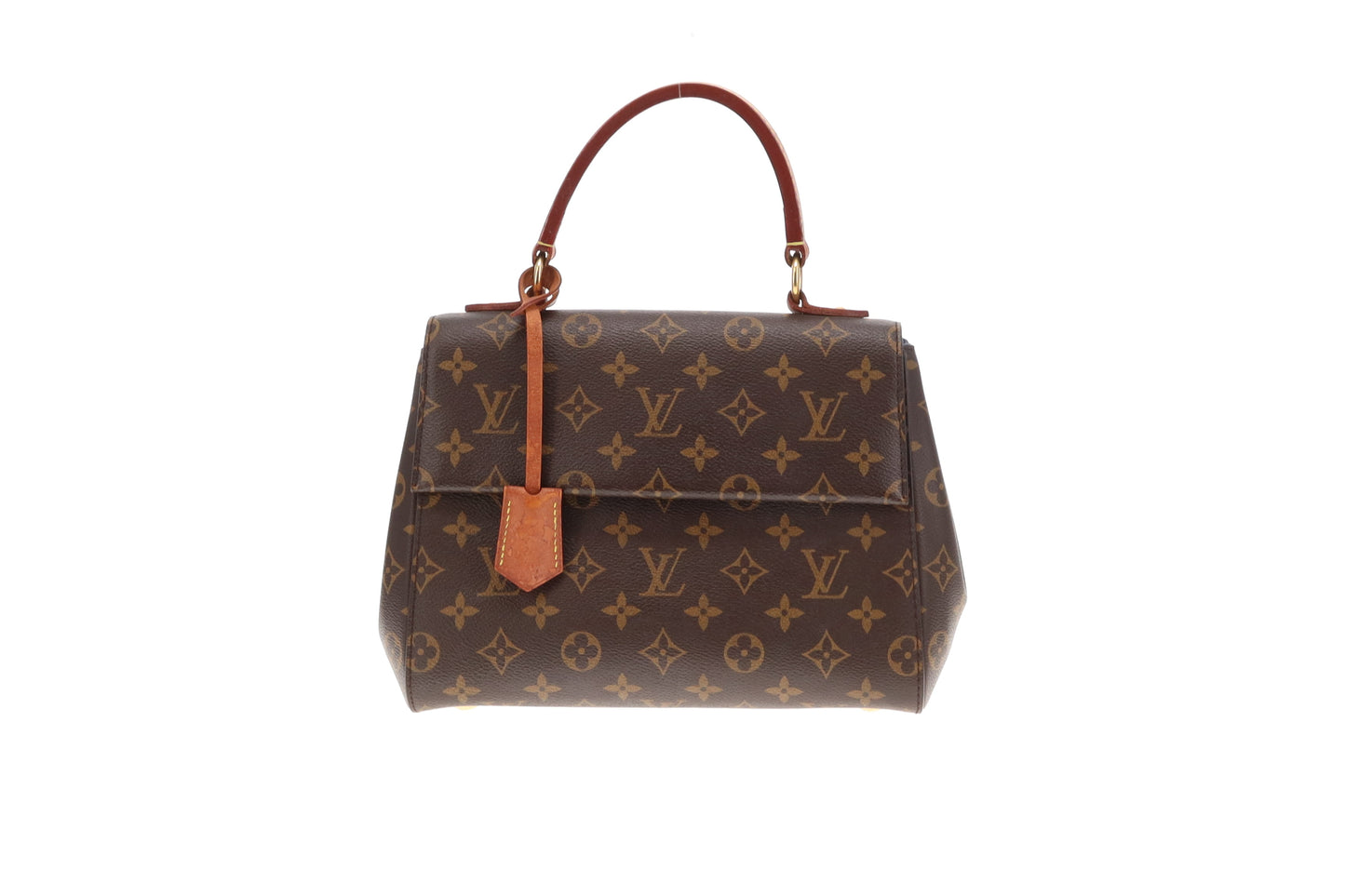 Louis Vuitton Cluny BB Monogram with Blue/Pink Strap (NFID)