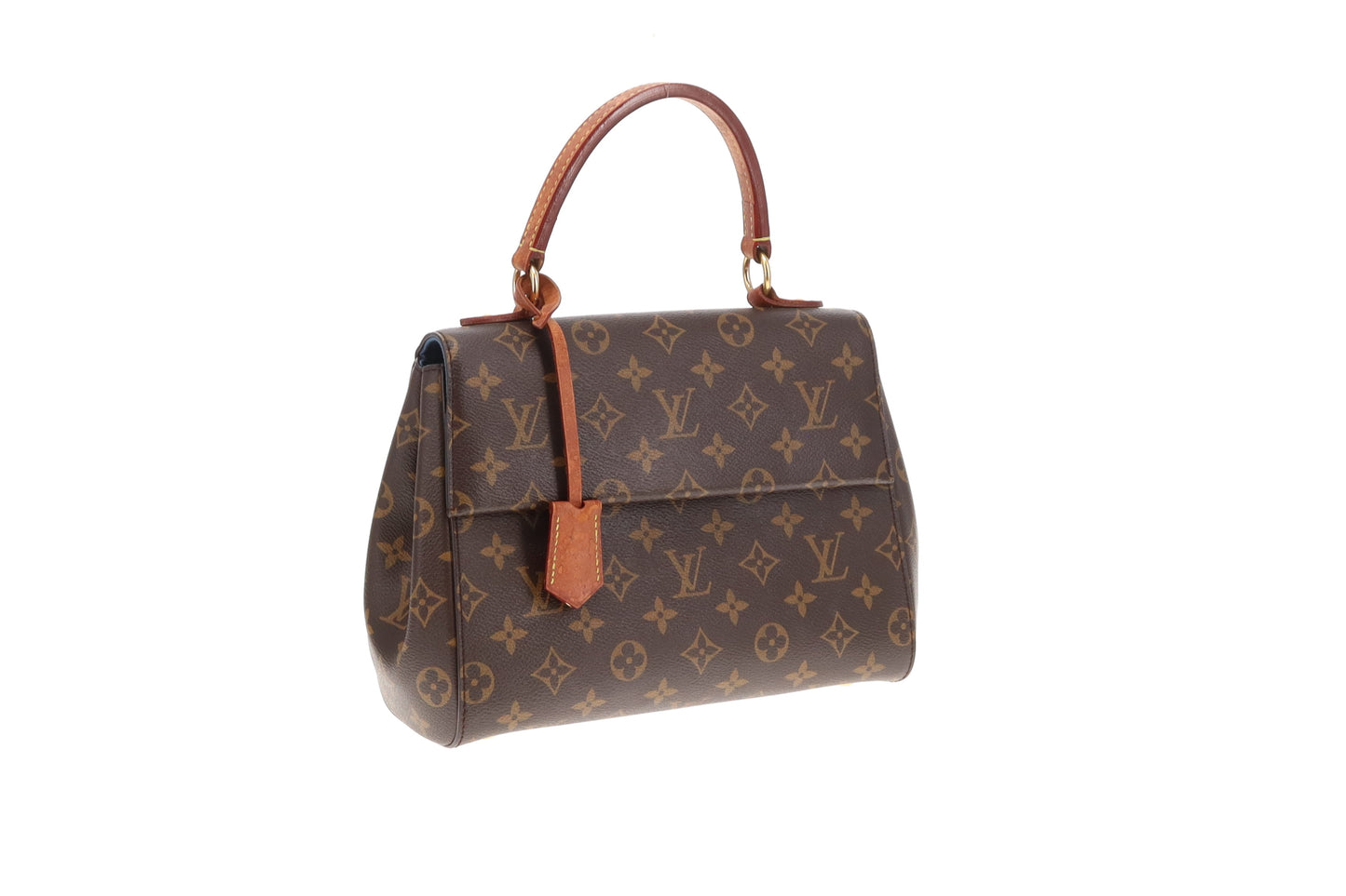 Louis Vuitton Cluny BB Monogram with Blue/Pink Strap (NFID)