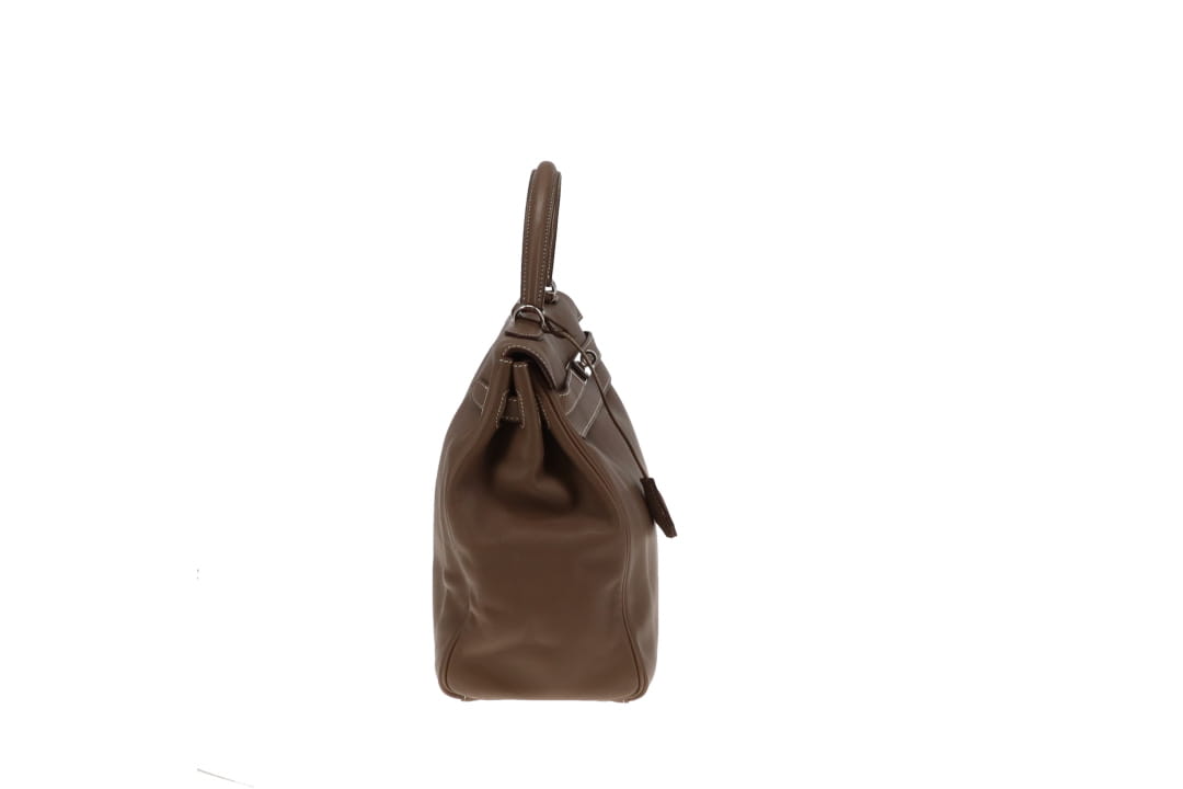 Hermes Kelly 35 Etoupe Swift PHW 2000