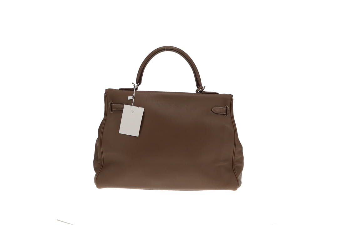 Hermes Kelly 35 Etoupe Swift PHW 2000