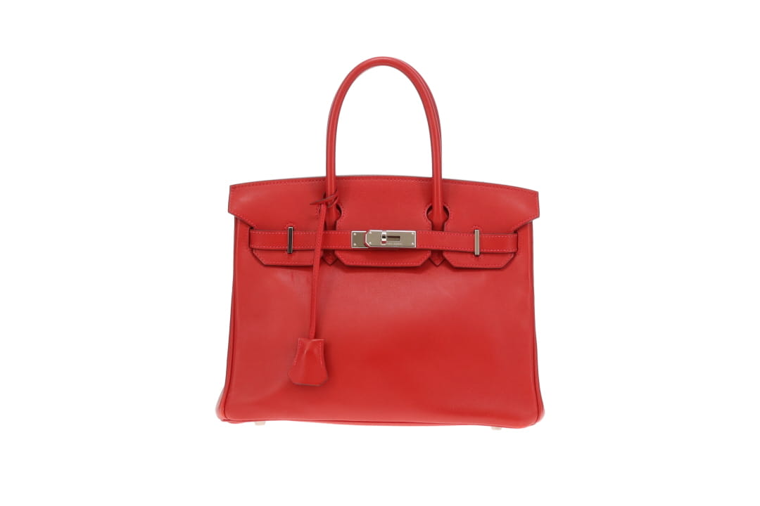 Hermes Birkin 30 Rouge Swift Leather PHW 2007