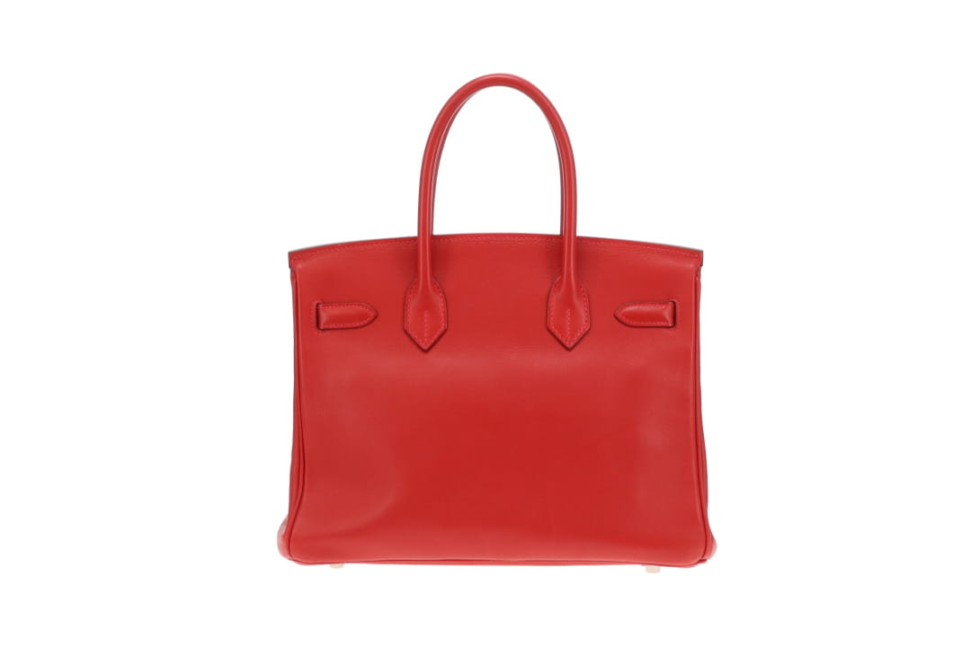 Hermes Birkin 30 Rouge Swift Leather PHW 2007