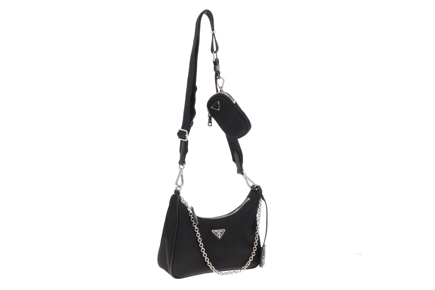 Prada Black Re-Edition 2005 Re-Nylon Shoulder Bag