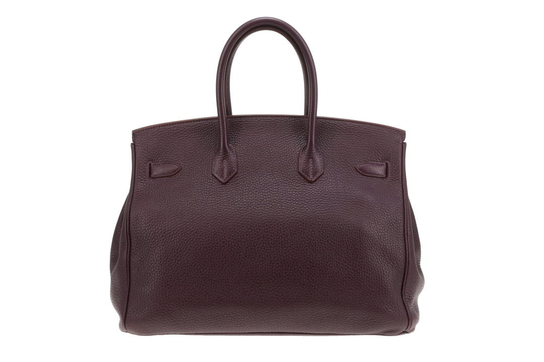 Hermes Birkin 35 Retourne Raisin Clemence GHW 2012