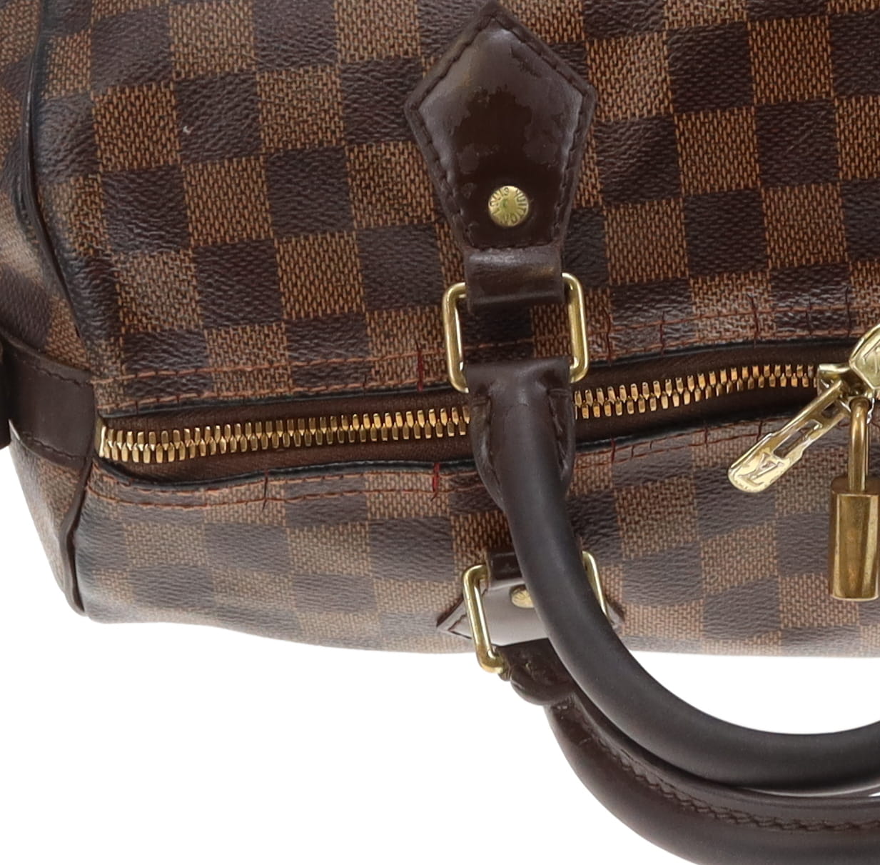 Louis Vuitton Speedy 30 Bandouliere Damier Ebene CT0178