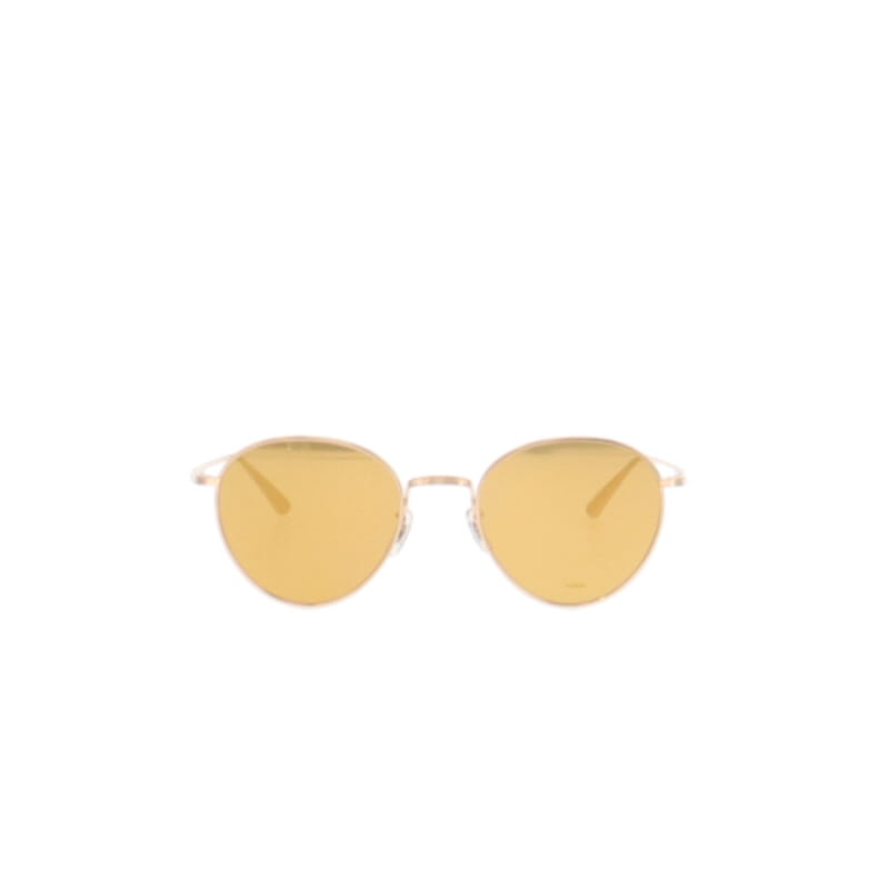 Oliver Peoples Brownstone 2 Round Metal Sunglasses