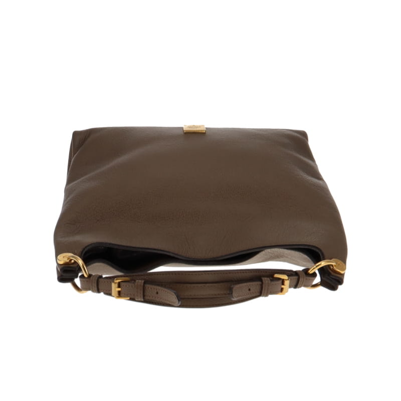 Mulberry Freya Small Taupe Goat Leather