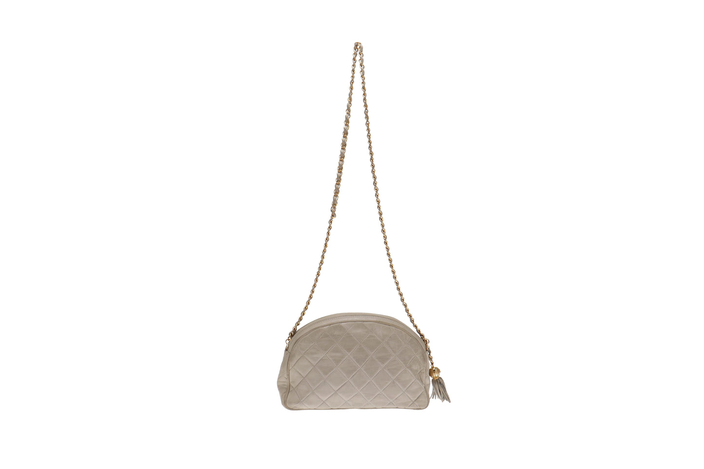 Chanel Lambskin Vintage Tassel Spearmint Shoulder Bag