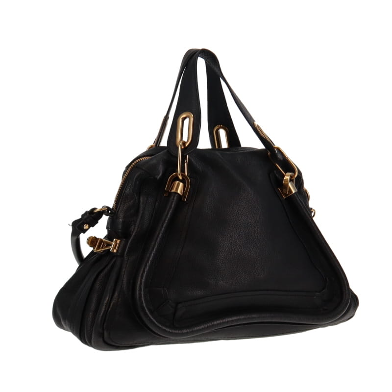 Chloe Paraty Black Medium Grained Leather