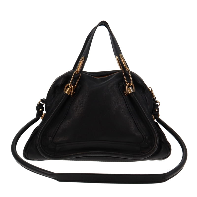 Chloe Paraty Black Medium Grained Leather
