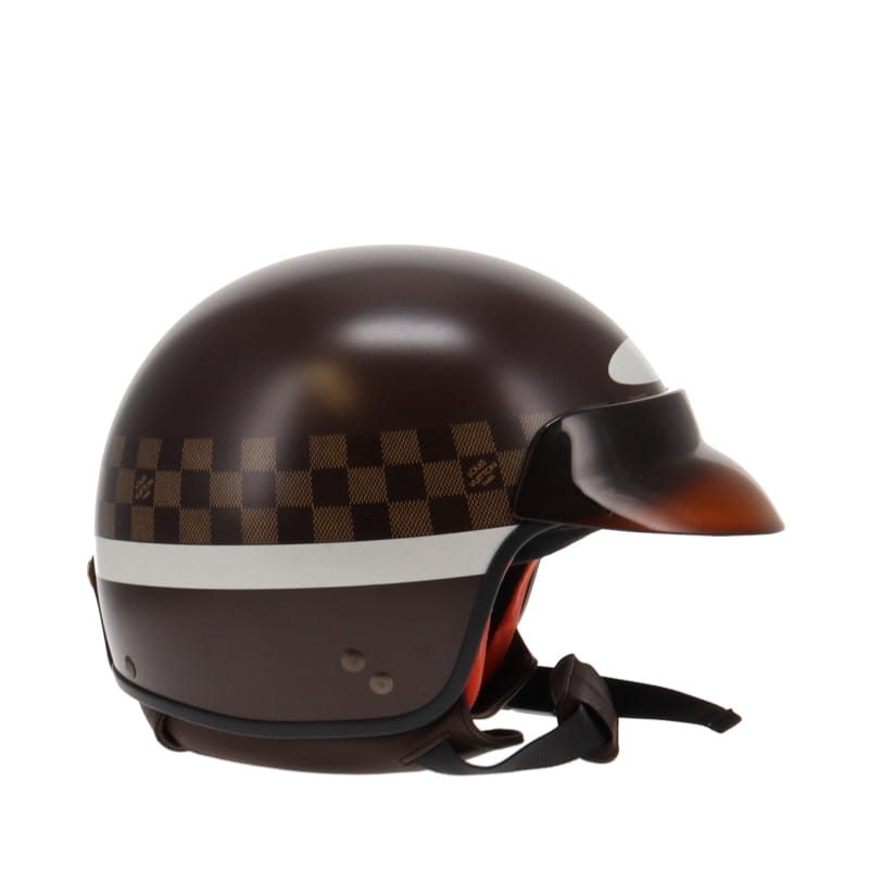 Louis Vuitton Motorcycle Helmet Damier Ebene Print Small Size (Rare)